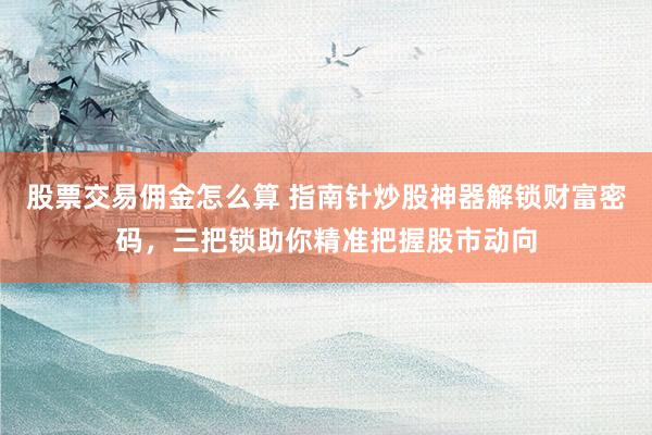 股票交易佣金怎么算 指南针炒股神器解锁财富密码，三把锁助你精准把握股市动向